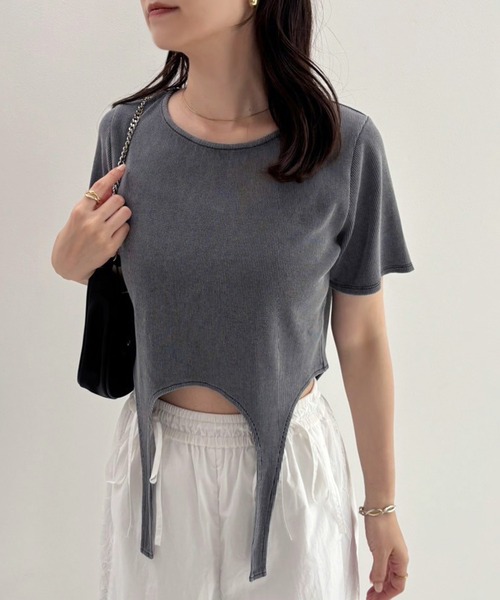one after another NICE CLAUP tシャツ Tシャツ ガーター
