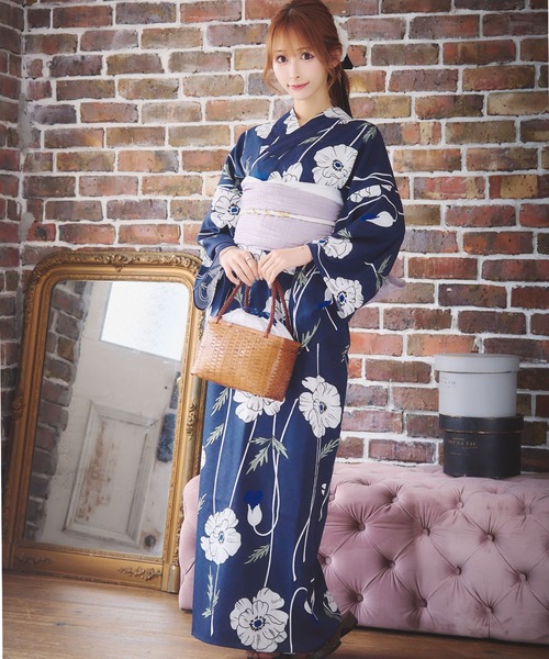 Retica（レティカ） 浴衣 浴衣 ワンピース セパレート 2way 線画