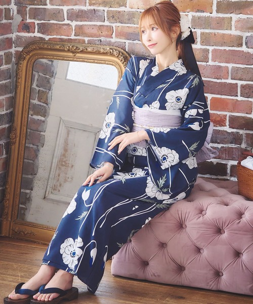 Retica レティカ セパレート浴衣 ゆかた 浴衣 浴衣 ワンピース セット セパレート 紺 ネイビー ホワイトポピー ゆかた3点セット 浴衣羽織 ワンピース 兵児帯 かわいい キャ ZOZOTOWN Yahoo 店 - 通販 - Yahoo ショッピング