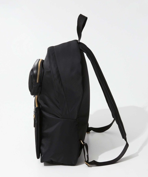 新品 Anya Hindmarch ブラック リュック 大容量 旅行バッグ ANYA HINDMARCH デイバック リュック Regenerated ECONYL in