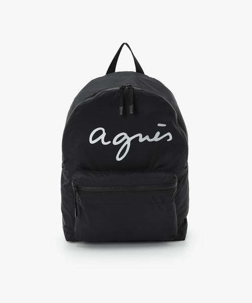 アニエスベー　agnes.b リュックサック 軽量 　男女兼用　 黒 agnes b.（アニエスベー） デイバック リュック ナイロンバックパック