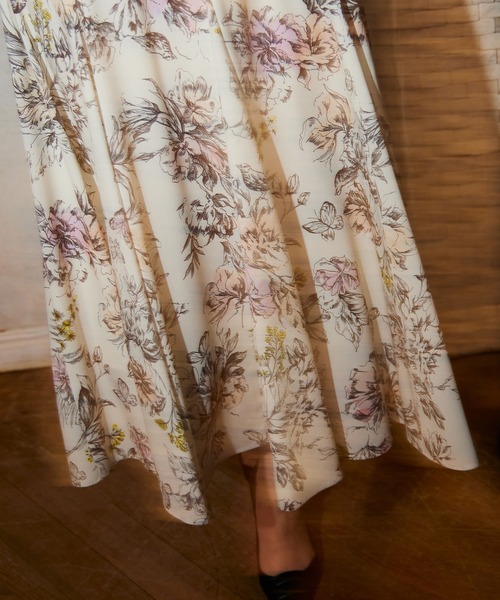 Audie a Muses ワンピース フラワープリントワンピース : ZOZOTOWN