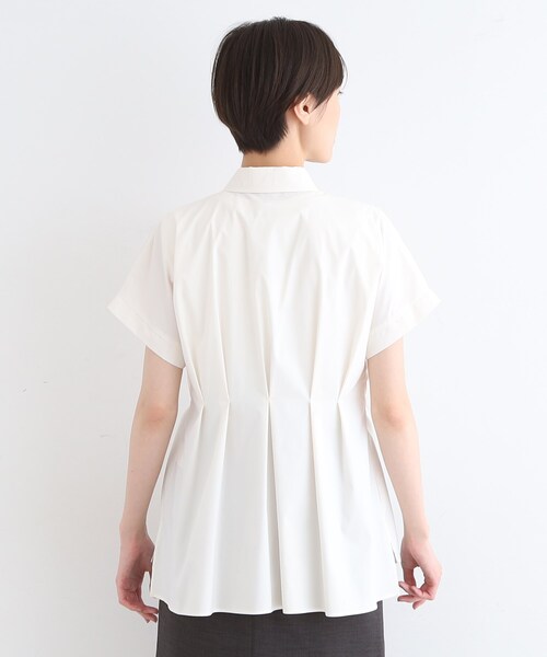ブラウス シャツ 「洗える」タックデザインブラウス レディース INDIVI ブラウス シャツ 「洗える」タックデザインブラウス