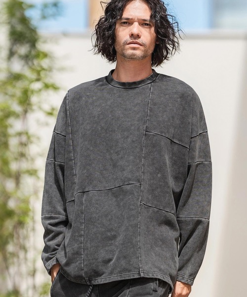 CAMBIO（カンビオ） トレーナー スウェット msw1563-インディゴ裏毛