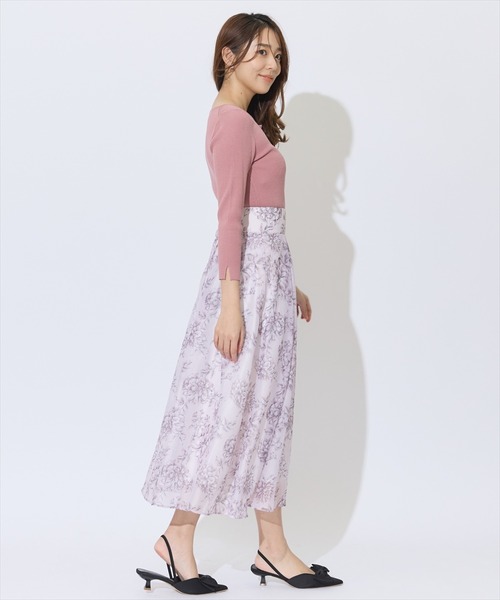 美品♡シアーグラデーションフレアス カート 美品♡シアーグラデーションフレアス カート