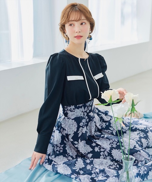 41×58 グラデーション　花柄　トルコヴィンテージ 41×58 グラデーション花柄トルコヴィンテージ