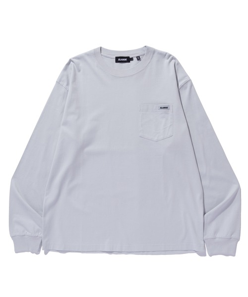 XLARGE tシャツ STANDARD LOGO TAG L/S POCKET TEE メンズ