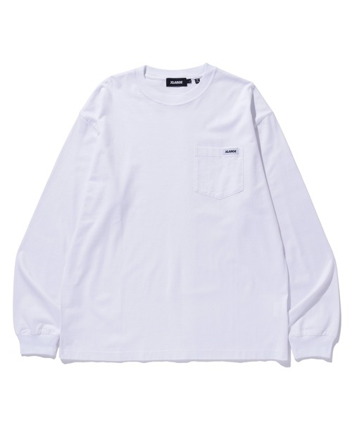 XLARGE tシャツ STANDARD LOGO TAG L/S POCKET TEE メンズ