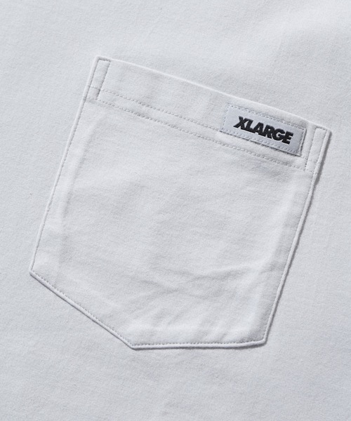 XLARGE tシャツ STANDARD LOGO TAG L/S POCKET TEE メンズ
