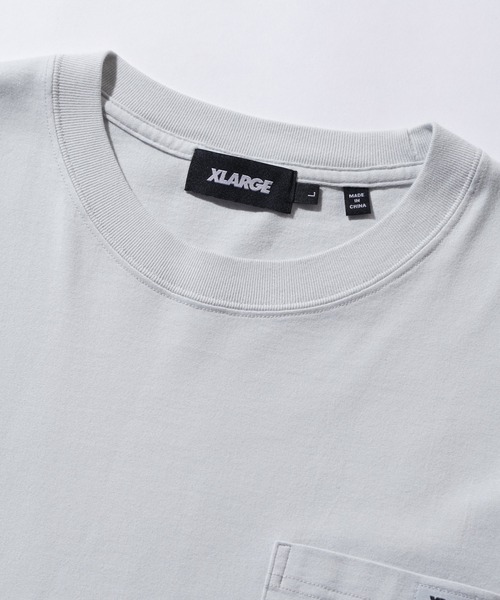 XLARGE tシャツ STANDARD LOGO TAG L/S POCKET TEE メンズ