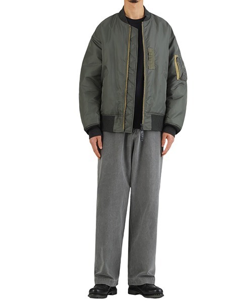 marka MA-1ジャケット ベージュ M11C-03BL02C marka ma1 ma-1 / マーカ : MA-1 - nylon twill M24C-18BL02C