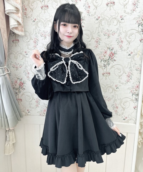 ROJITA BIGリボンオフショルワンピース BIGリボンオフショルワンピース[品番：RJTW0002055]｜ROJITA