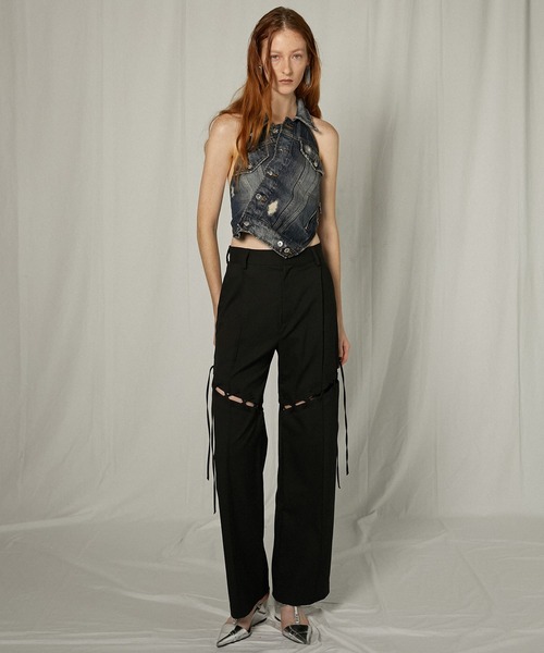 パンツ prankproject Lace-Up Tailored Pants prank project Lace-Up Tailored Pants - メルカリ