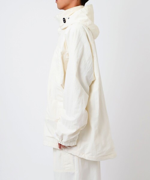 ブルゾン アウター 「別注」 9246-BL03-014 HOOD JACKET WHITE EDITION メンズの画像