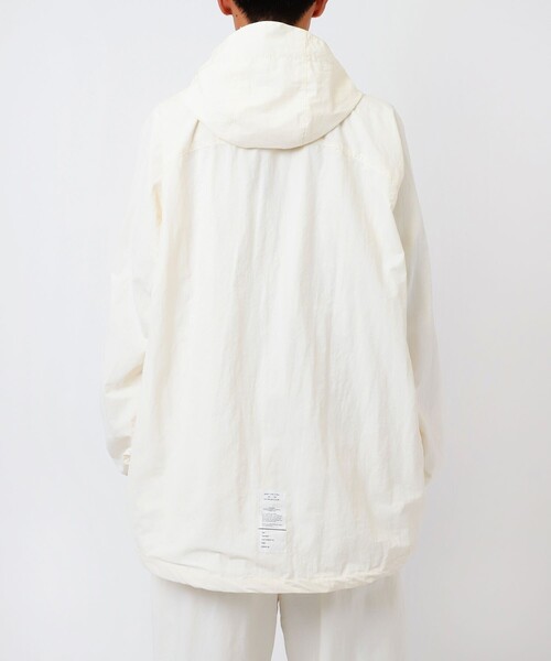 ブルゾン アウター 「別注」 9246-BL03-014 HOOD JACKET WHITE EDITION メンズの画像
