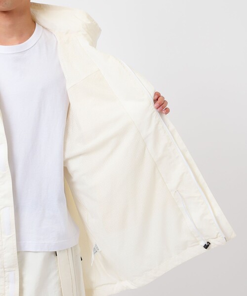 ブルゾン アウター 「別注」 9246-BL03-014 HOOD JACKET WHITE EDITION メンズの画像