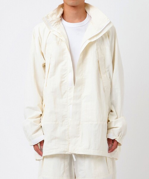 ブルゾン アウター 「別注」 9246-BL03-014 HOOD JACKET WHITE EDITION メンズの画像