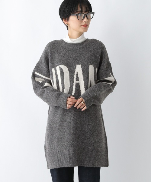 LEPSIM（レプシィム） チュニック 5ゲージロゴチュニックカーディガン