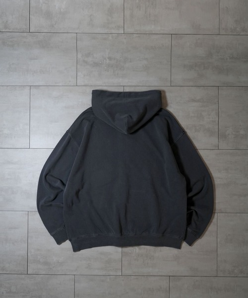 Starting Over パーカー pigment graphic embroidery zip hoodie