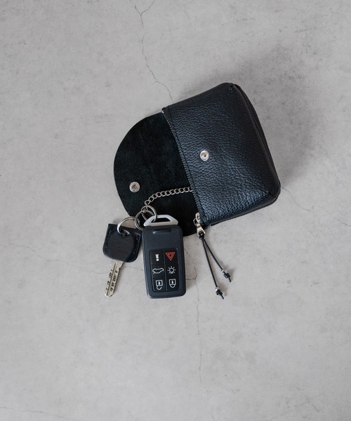 SENTI（センティ） ポーチ 「 」SHRINK LEATHER KEY＆MULTI POUCH