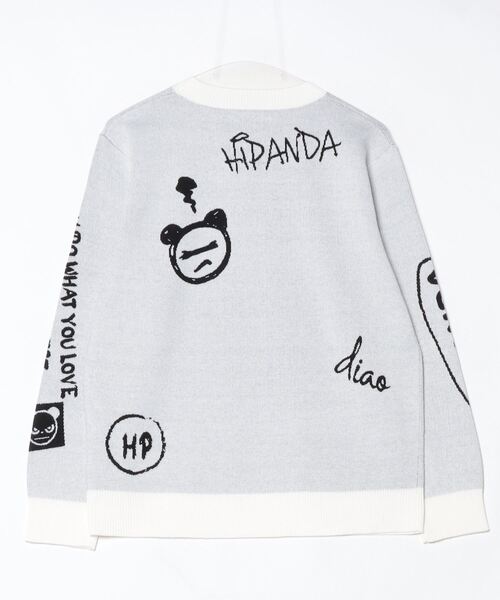 HIPANDA ニット HIPANDA】 TAGGING CREW KNIT | ACQUA&OLIO