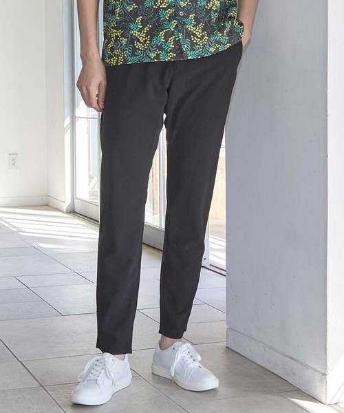 UNION STATION（ユニオンステーション） パンツ 梨地ジャージースリム