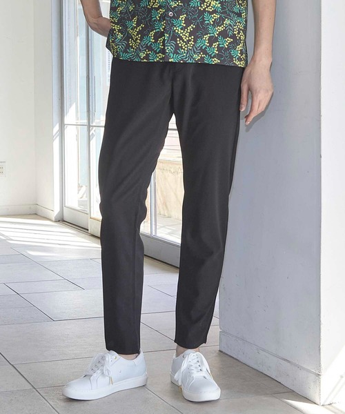 UNION STATION（ユニオンステーション） パンツ 梨地ジャージースリム