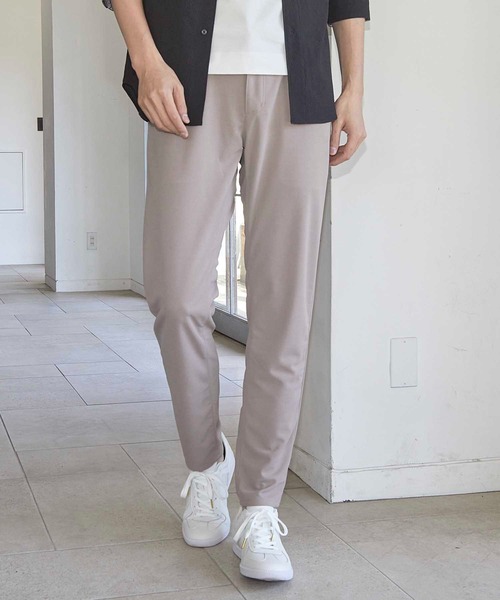 UNION STATION（ユニオンステーション） パンツ 梨地ジャージースリム
