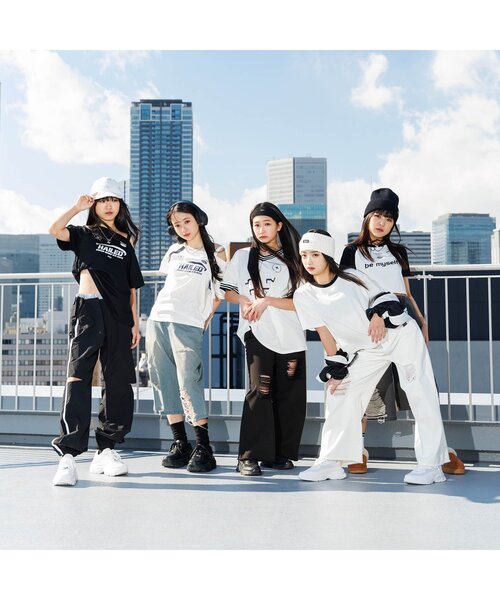 algy（アルジー） パンツ 「ACTIVE」ダブルウエストサイドスリット