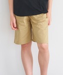 ワイドパンツ パンツ キッズ ツイルショートパ...の詳細画像1