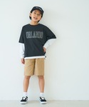 ワイドパンツ パンツ キッズ ツイルショートパ...の詳細画像2