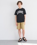 ワイドパンツ パンツ キッズ ツイルショートパ...の詳細画像5
