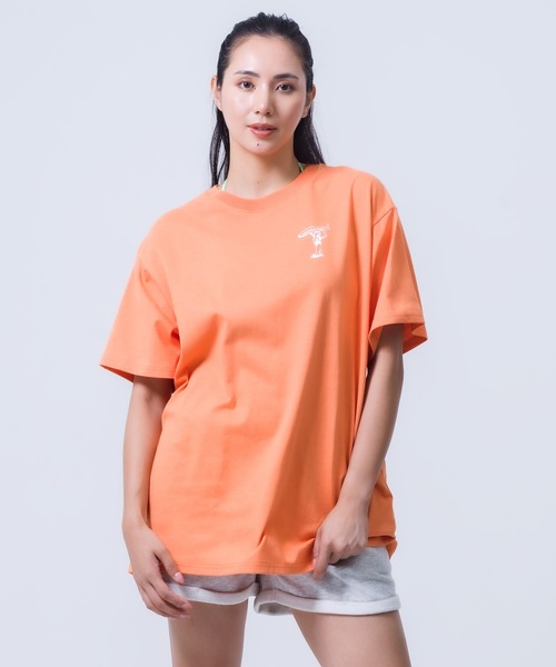 tシャツ 「Hurley/ハーレー」レディースヘビーウェイトTシャツ　オーバーサイズシルエット　バックプリント　OVRSZD GIRLS RIDER