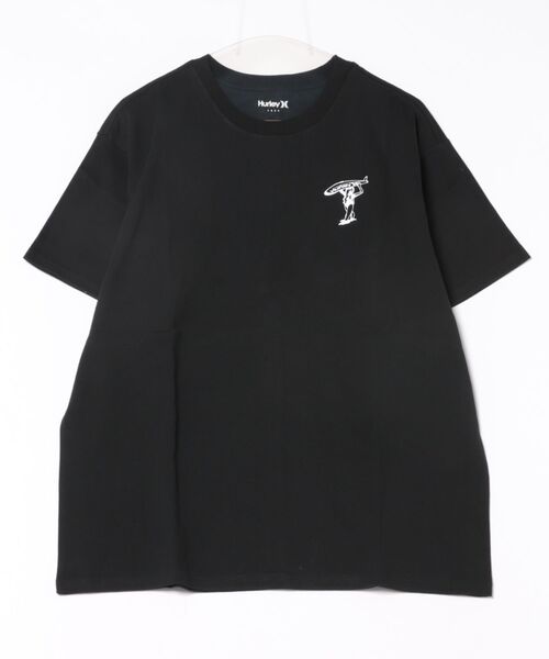 tシャツ 「Hurley/ハーレー」レディースヘビーウェイトTシャツ　オーバーサイズシルエット　バックプリント　OVRSZD GIRLS RIDER Hurley tシャツ 「Hurley/ハーレー」レディースヘビーウェイトT
