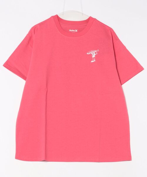 tシャツ 「Hurley/ハーレー」レディースヘビーウェイトTシャツ　オーバーサイズシルエット　バックプリント　OVRSZD GIRLS RIDER Hurley tシャツ 「Hurley/ハーレー」ヘビーウェイトロゴTシャツ