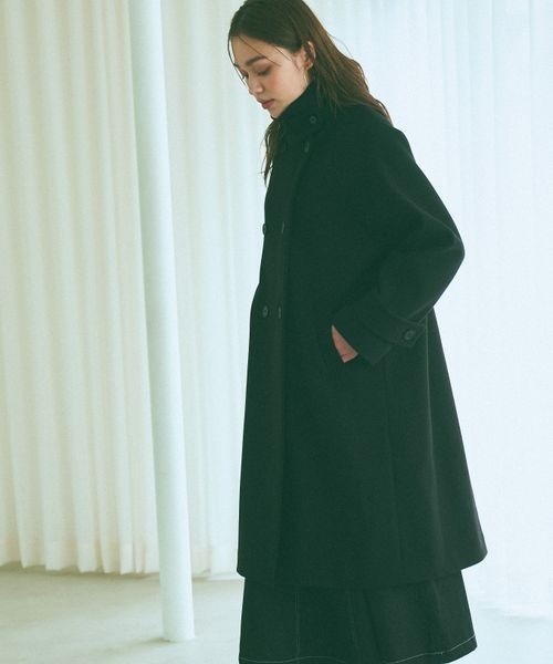 「mysty woman」 チェスターコート MEDIUM モカ レディース_画像5