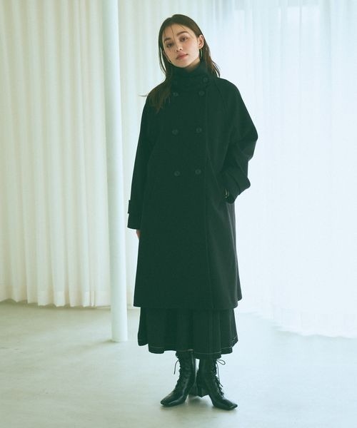 「mysty woman」 チェスターコート MEDIUM モカ レディース_画像8