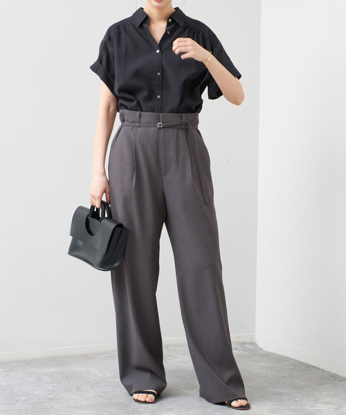 「Spick & Span」 長袖シャツ FREE グリーン レディース Spick＆Span 「Spick & Span」 長袖シャツ FREE グリーン