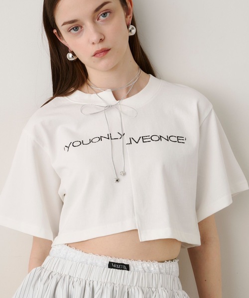 クロップドtシャツ 韓国のおすすめ人気商品一覧 通販 - Yahoo