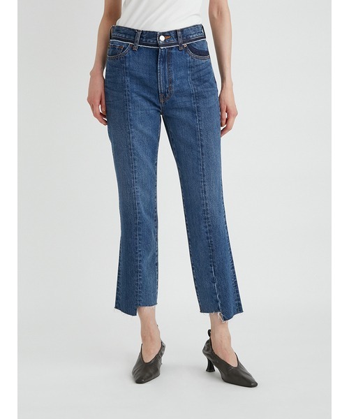 [Mila Owen] повреждение обработка Denim брюки 0 бежевый женский 