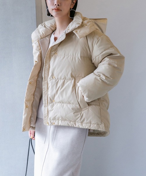 NANO universe（ナノ・ユニバース） ダウンジャケット FREE ベージュ