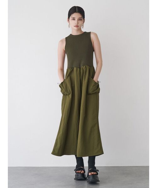 ドッキングワンピ MURUA ワンピース ニットドッキングワンピース : ZOZOTOWN Yahoo
