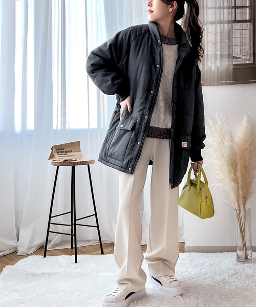 「Java」 ジャケット MEDIUM モカ レディース_画像3