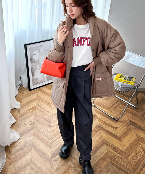 「Java」 ジャケット MEDIUM モカ レディース_画像8