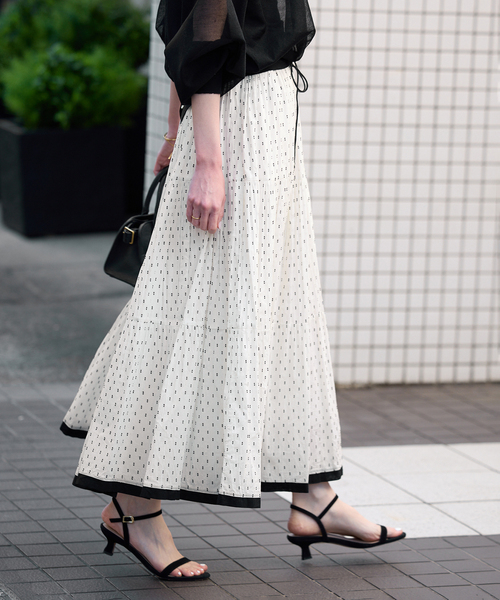 【今季新品】SLOBE IENA TCドビーティアード　スカート SLOBE IENA｜TCドビーティアードスカート | Rakuten Fashion
