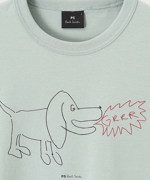 すぐ届く【Paul Smith】ギフト \"Japan Dog\" ポケット Tシャツ Japan Dog