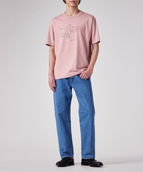 PAUL SMITH JEANS＊ビッグロゴ Tシャツ PS Paul Smith Men's Cotton Zebra Logo T-Shirt, Indigo