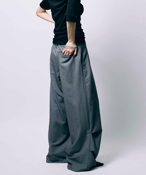 パンツ Rito WIDE PANTS led.tokyo パンツ 「led.tokyo」LAYERED TUCK PANTS/レイヤード