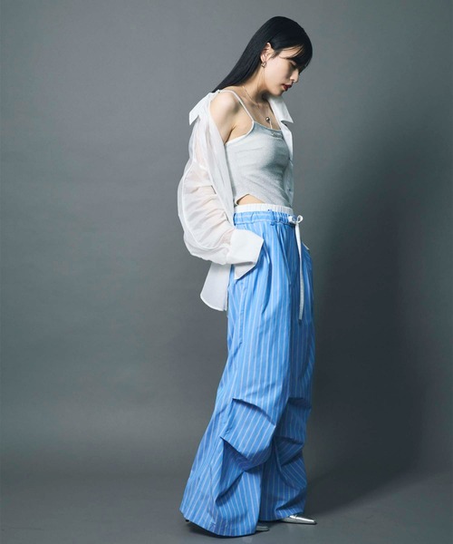 パンツ led.tokyo PLEATS HALF PANTS led.tokyo スラックス パンツ 「led.tokyo」プリーツハーフ