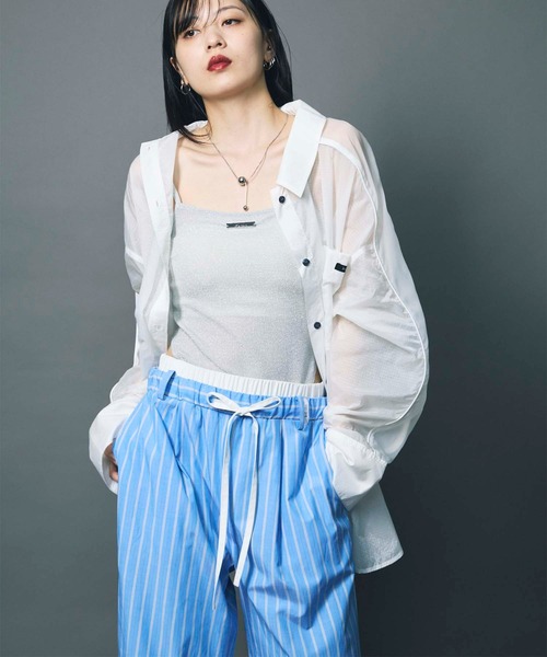 led.tokyo パンツ 「led.tokyo」LAYERED TUCK PANTS/レイヤード